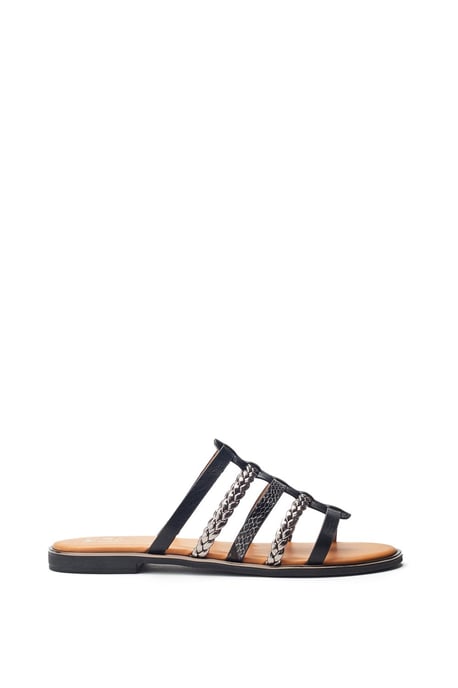 Junie Black Sandals - Image 1