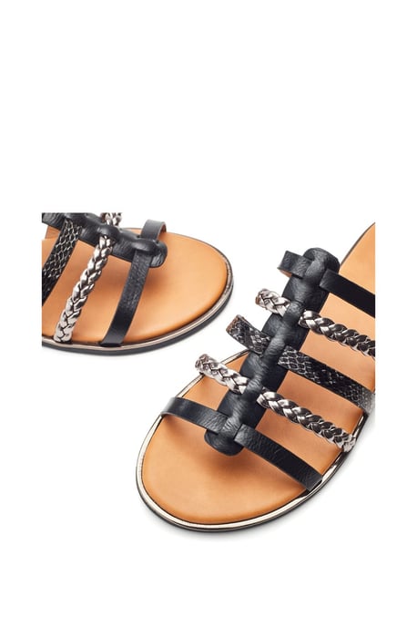 Junie Black Sandals - Image 4