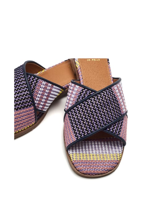 Naela Navy Sandals - Image 4