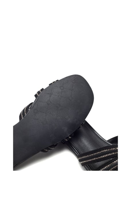Nymph Black Sandals - Image 4