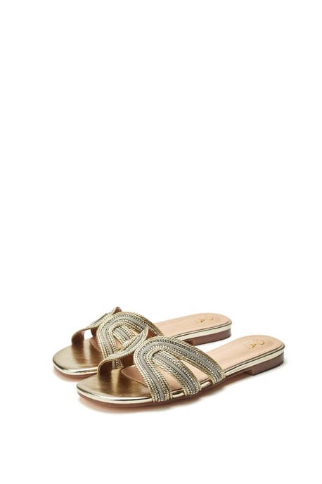 Nymph Gold Sandals - Image 2