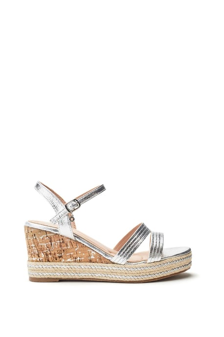 Spot Silver Sandals - Image 1