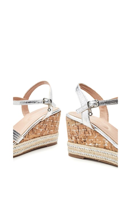 Spot Silver Sandals - Image 4