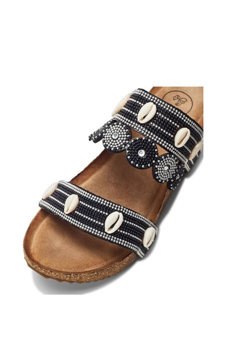 Lurina Black Sandals - Image 2