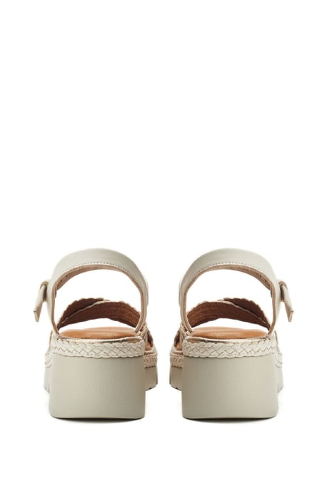 Keroya Off White Sandals - Image 4