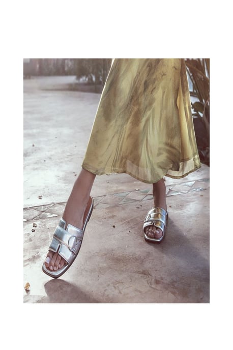 Liatris Silver Sandals - Image 2