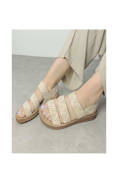 Kyomi Cream Sandals - Image 2