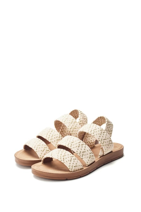 Kyomi Cream Sandals - Image 3