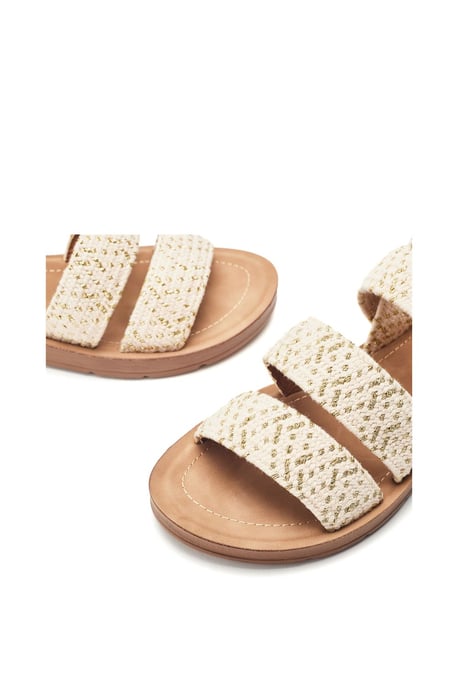 Kyomi Cream Sandals - Image 4