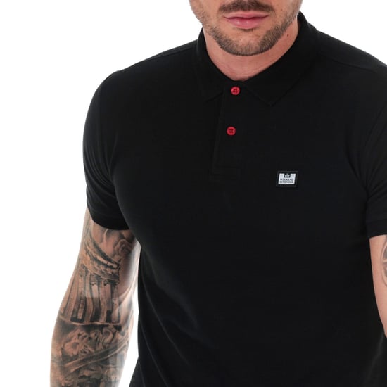 Weekend Offender Herr Barnum Polo Shirt (Svart) - Image 5