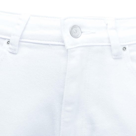 Only Dam/Ladies Emily High Waist Straight Jeans (Vit) - Image 4