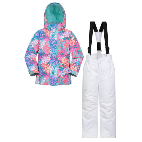 Mountain Warehouse Kinder/Kinder bedrukte Ski jas & broek (Roze) - Image 1