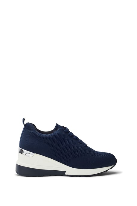 Sorelia Navy Sneakers - Image 1