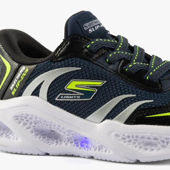 Skechers Meteor-lights-brisk-beams Pojksneakers Marinblå/svart - Image 6