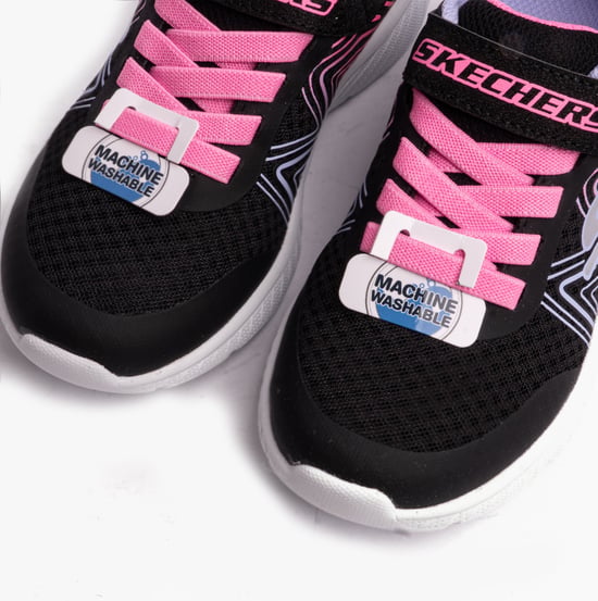 Skechers 303535l/bkmt Microspec Plus - Swirl Sweet Girls Sport Black/multi - Image 5