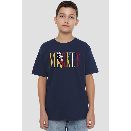 Disney Kinderen/Kinderen Mickey Mouse Multicolour Naam T-shirt (Marine) - Image 3