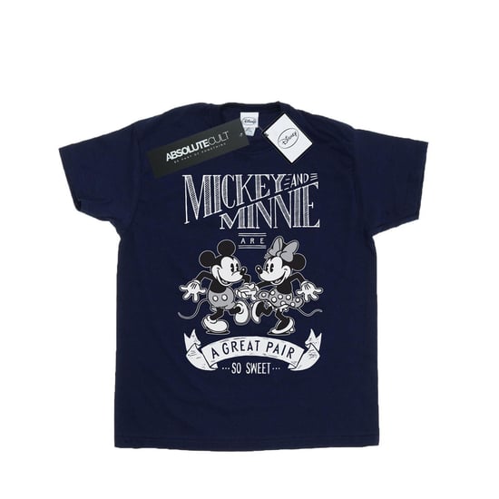 Disney Mens Mickey And Minnie Mouse Great Pair T-Shirt (Navy Blue) - Image 1