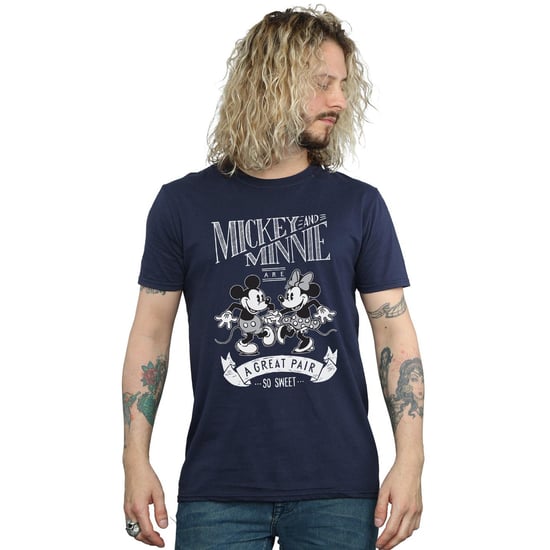 Disney Mens Mickey And Minnie Mouse Great Pair T-Shirt (Navy Blue) - Image 2