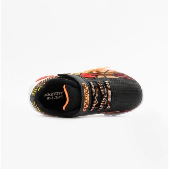 Skechers 400135n/bkmt Flex-glow Elite Boys Trainers Black/multi - Image 4
