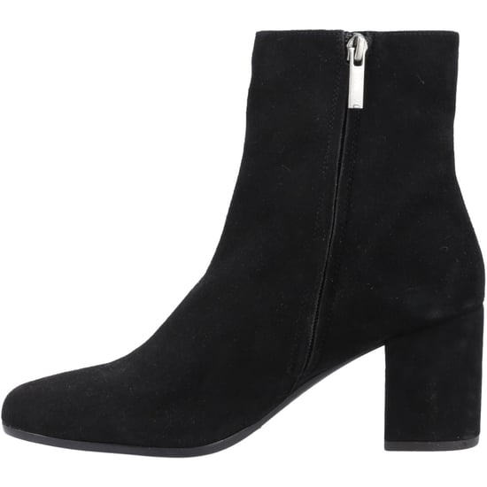 Hush Puppies Octavia Dames Zwarte Suède Enkellaarzen Met Hak - Image 4