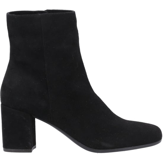 Hush Puppies Octavia Dames Zwarte Suède Enkellaarzen Met Hak - Image 5