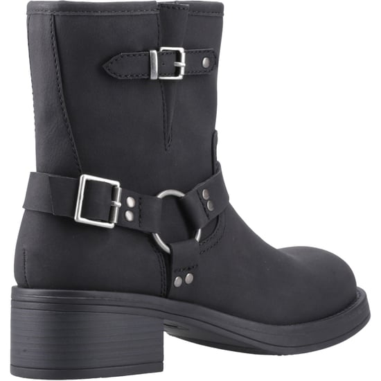 Rocket Dog Nino Faux Leather Dames Zwarte Hakken Enkellaarsjes - Image 2