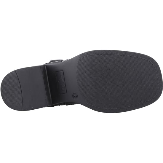 Rocket Dog Nino Faux Leather Dames Zwarte Hakken Enkellaarsjes - Image 3
