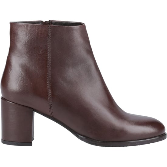 Hush Puppies Claridy Leather Women's Brown Heeled Ankle Boots - Image 5