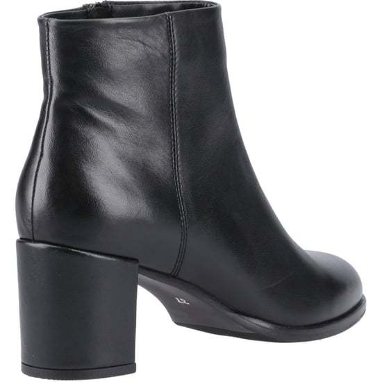 Hush Puppies Claridy Leather Women's Black Heeled Ankle Boots - Image 2