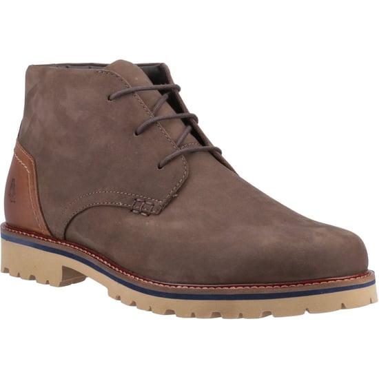 Hush Puppies Moore Nubuck Men's Brown Ankle Boots - Image 1