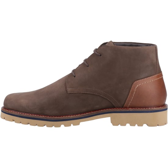 Hush Puppies Moore Nubuck Men's Brown Ankle Boots - Image 4