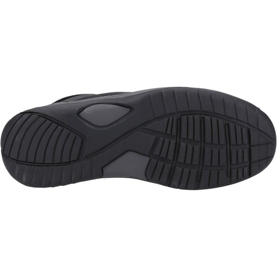 Hush Puppies Daryl Leather Men's Black Ankle Boots - Image 3