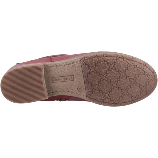 Hush Puppies Emilia Leren Dames Bordeau Winter Midlaarzen - Image 3