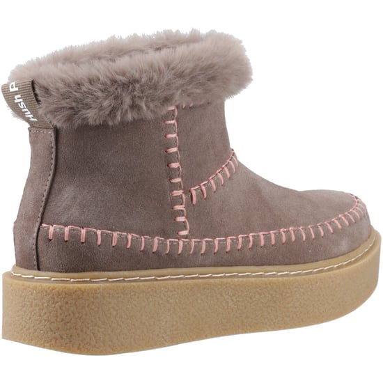 Hush Puppies Brielle Mocka Dam Taupe Vinterskor Ankelstövlar - Image 2