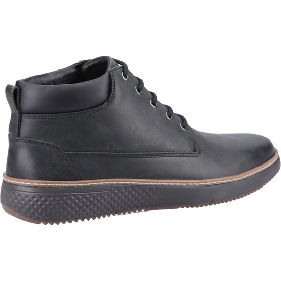 Hush Puppies Kian Läder Herr Svarta Ankelstövlar - Image 2