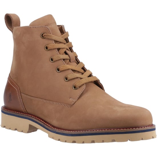 Hush Puppies Maguire Nubuck Men's Tan Ankle Boots - Image 1