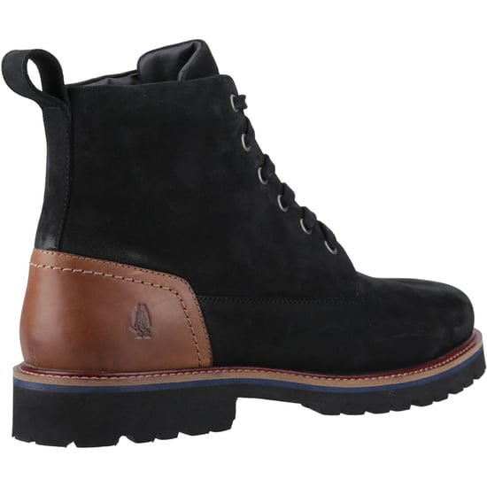 Hush Puppies Maguire Nubuck Men's Black Ankle Boots - Image 2