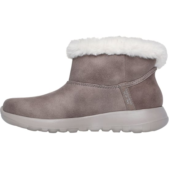 Skechers On-the-GO Joy Cozy Dream Polyester Damernas Mörk Taupe Vinter Ankelstövlar - Image 4