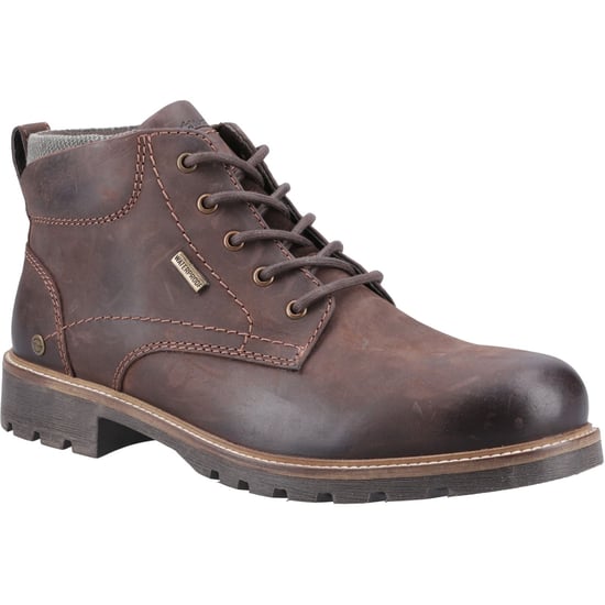 Cotswold Moreton Leather Men's Brown Ankle Boots - Image 1