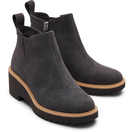 TOMS Maude Leren Dames Forged Iron Laarsjes - Image 1