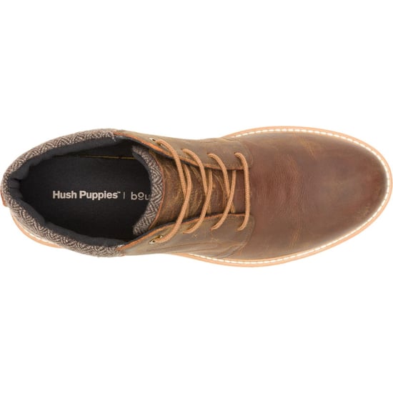 Hush Puppies Jenson Leather Men's Tan Ankle Boots - Image 4