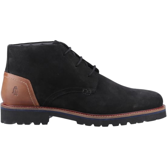 Hush Puppies Moore Nubuck Men's Black Ankle Boots - Image 5