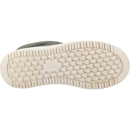 HEYDUDE Camden Cuff Nylon Quilt Nylon Dames Donkergroene Winter Enkelboots - Image 3