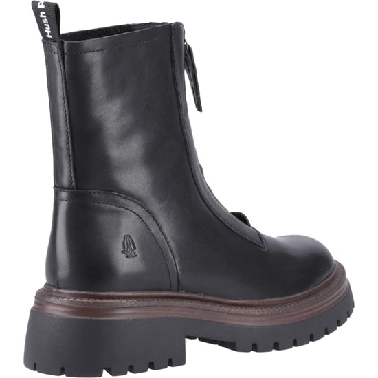Hush Puppies Roxanna Vrouwen Zwarte Leren Laarzen - Image 2