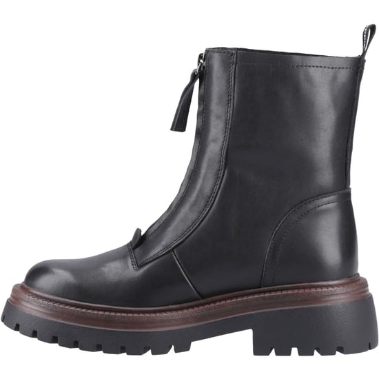 Hush Puppies Roxanna Vrouwen Zwarte Leren Laarzen - Image 4