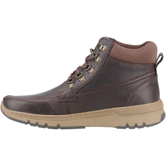 Hush Puppies Nixon Leren Heren Bruine Enkellaarzen - Image 4