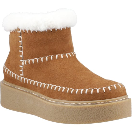 Hush Puppies Brielle Mocka Kvinna Tan Vinter Ankelstövlar - Image 1