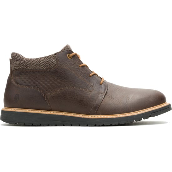 Hush Puppies Jenson Leather Men's Brown Ankle Boots - Image 6