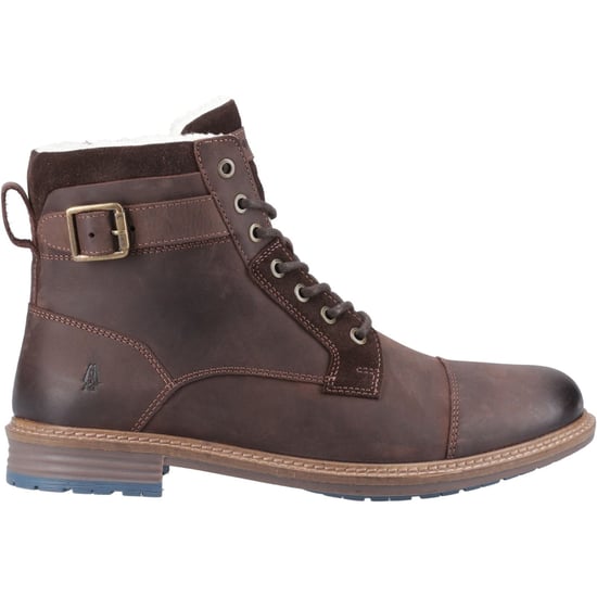 Hush Puppies Jordan Leather Men's Brown Ankle Boots - Image 5