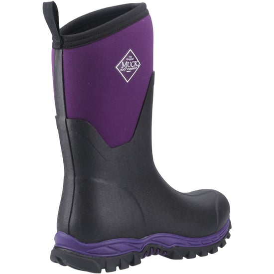 Muck Boots Arctic Sport II Mid Rubber Dames Zwarte/Acai Winter Halflange Laarzen - Image 2